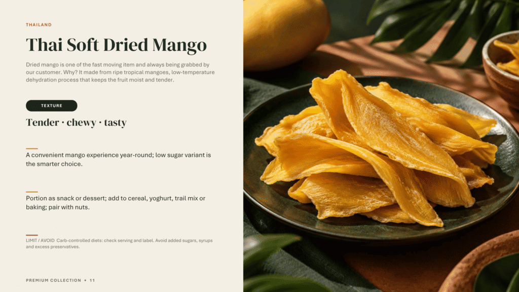 Thai Soft Dried Mango